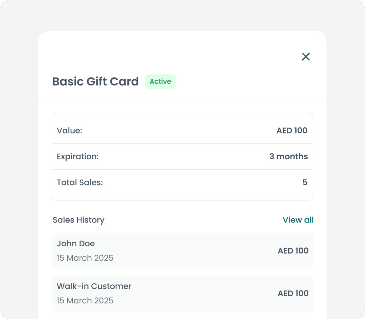 Comprehensive Sales Tracking