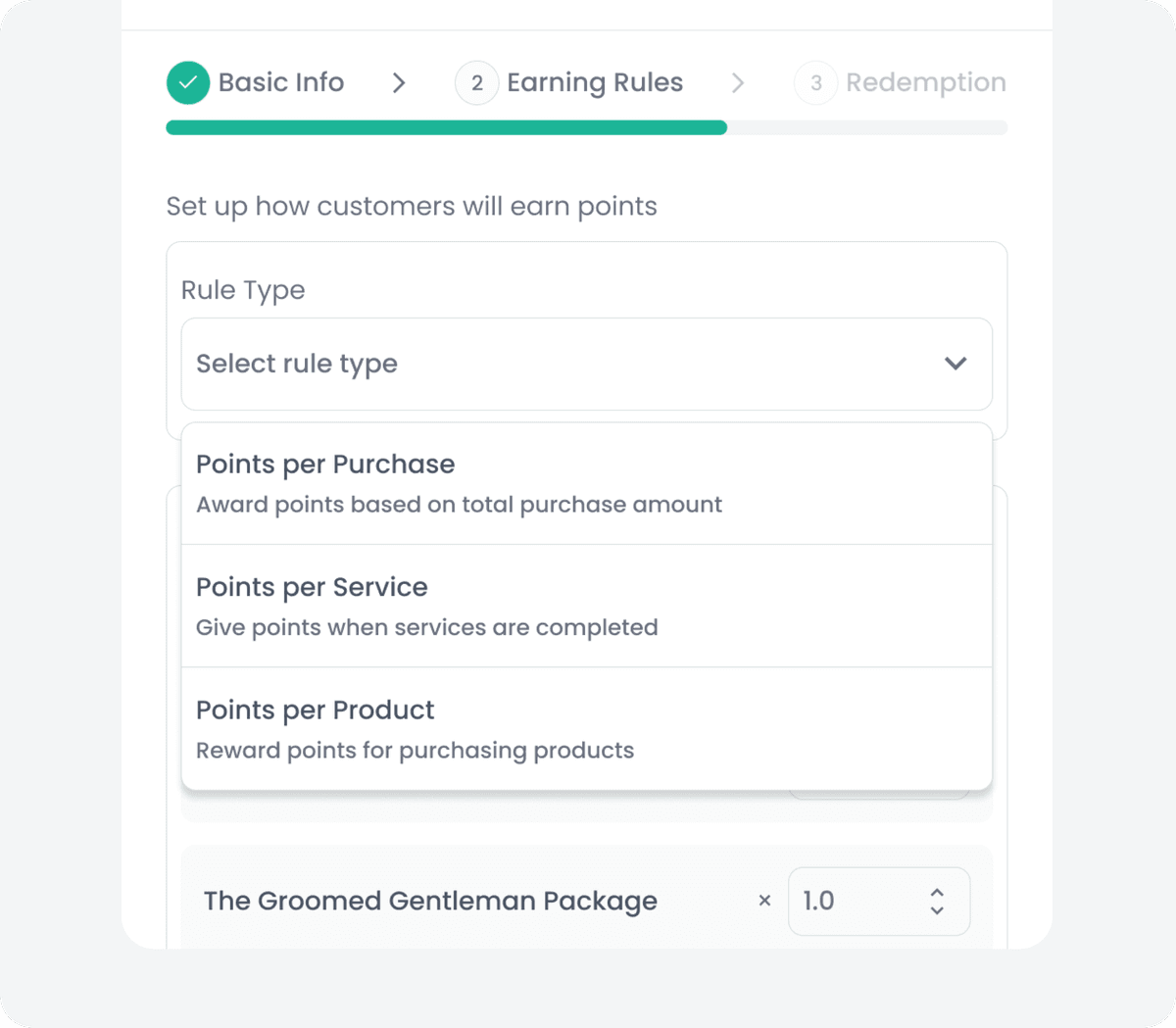 Targeted Earning Rules